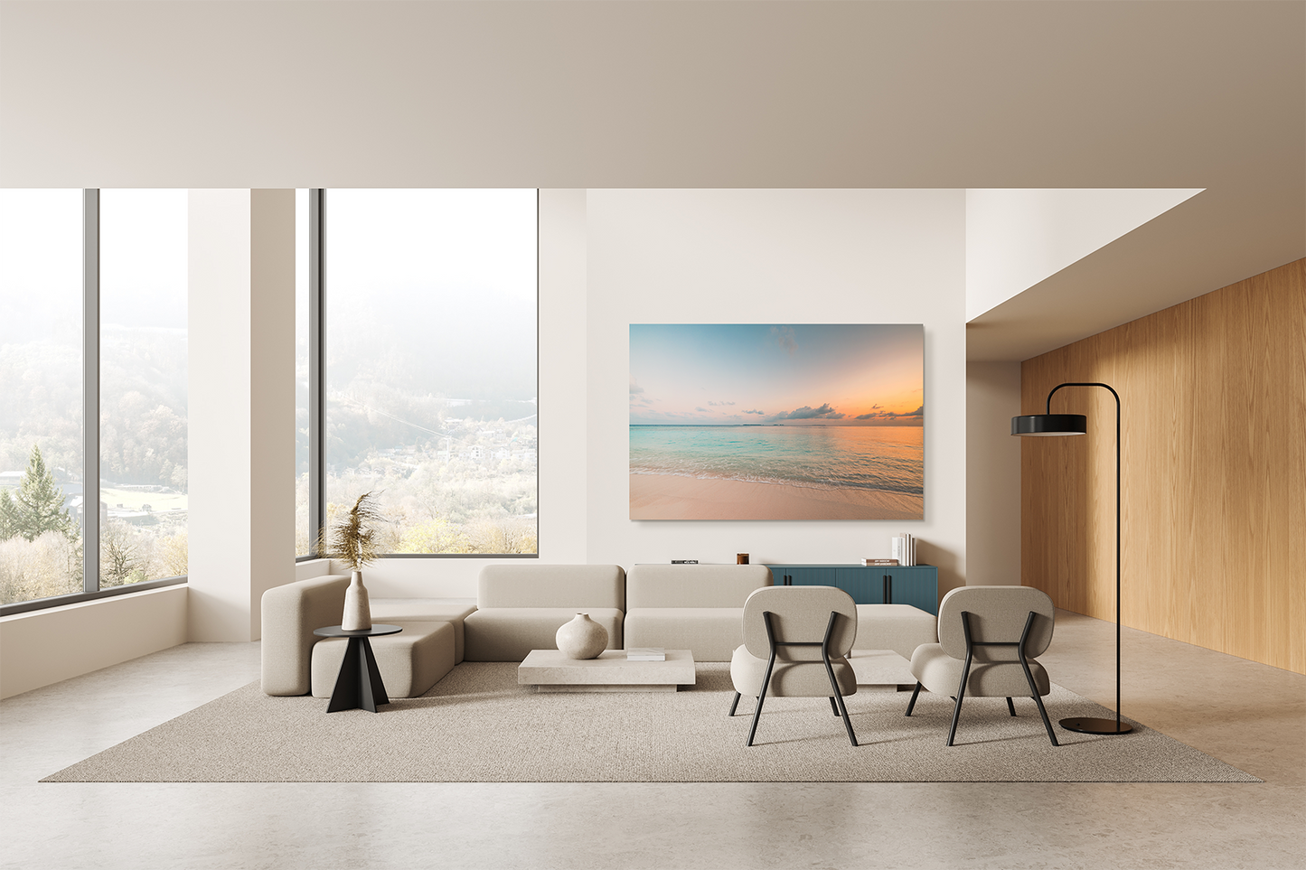 Soft Sunset - acrylic glass picture