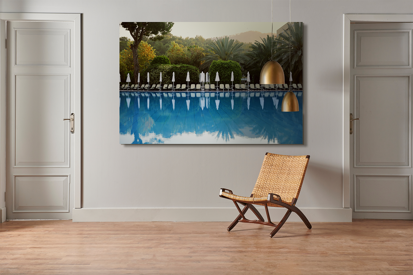 Pool Side - Acrylic glass picture
