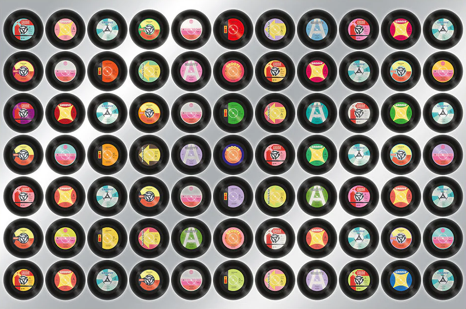 Vinyl Records - Alu Dibond image