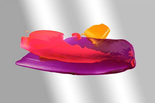 Brush Stroke Purple - Alu Dibond picture