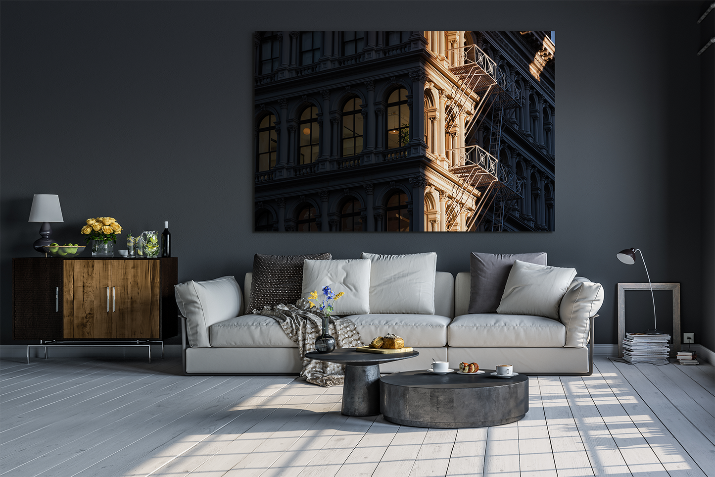 NYC Facade - Acrylic Glass Picture