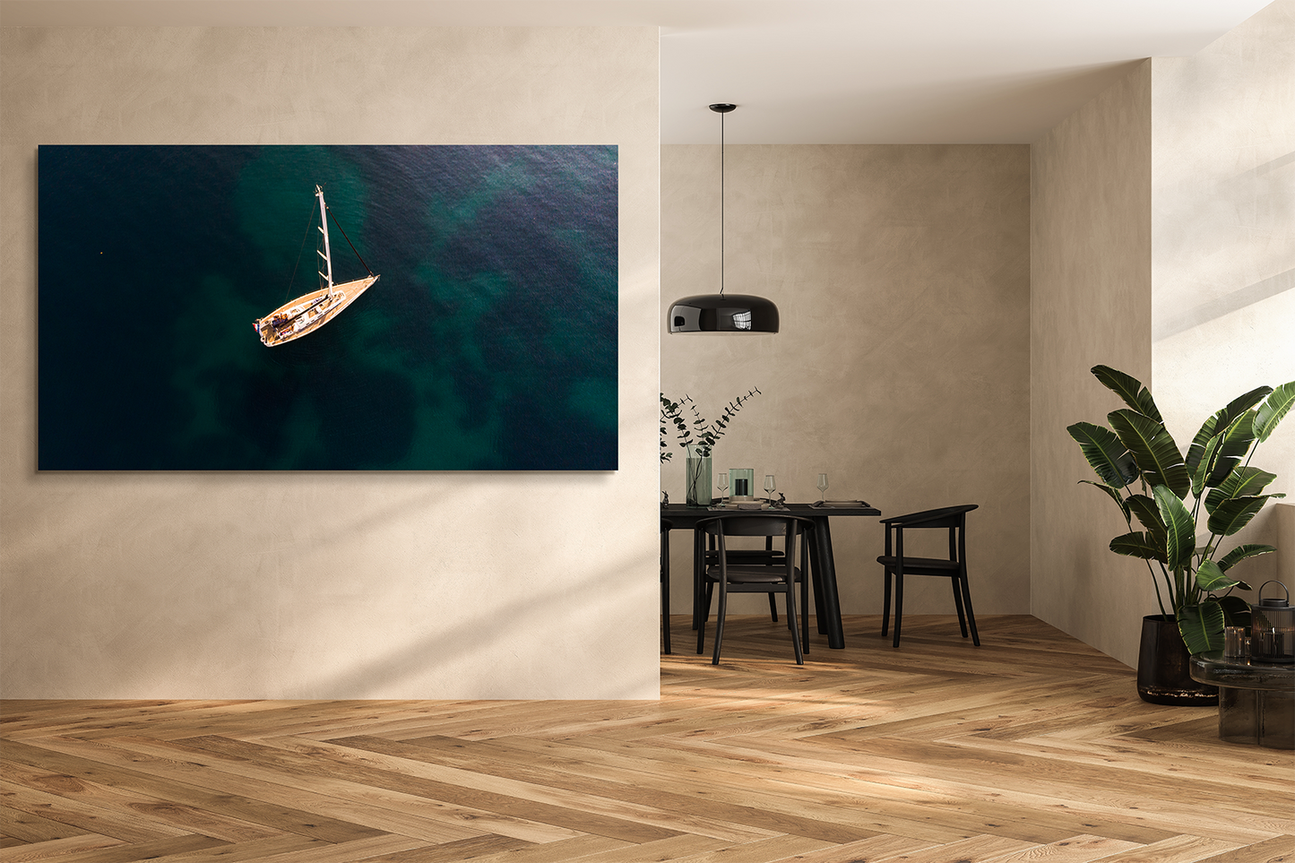 Sailing - acrylic glass picture