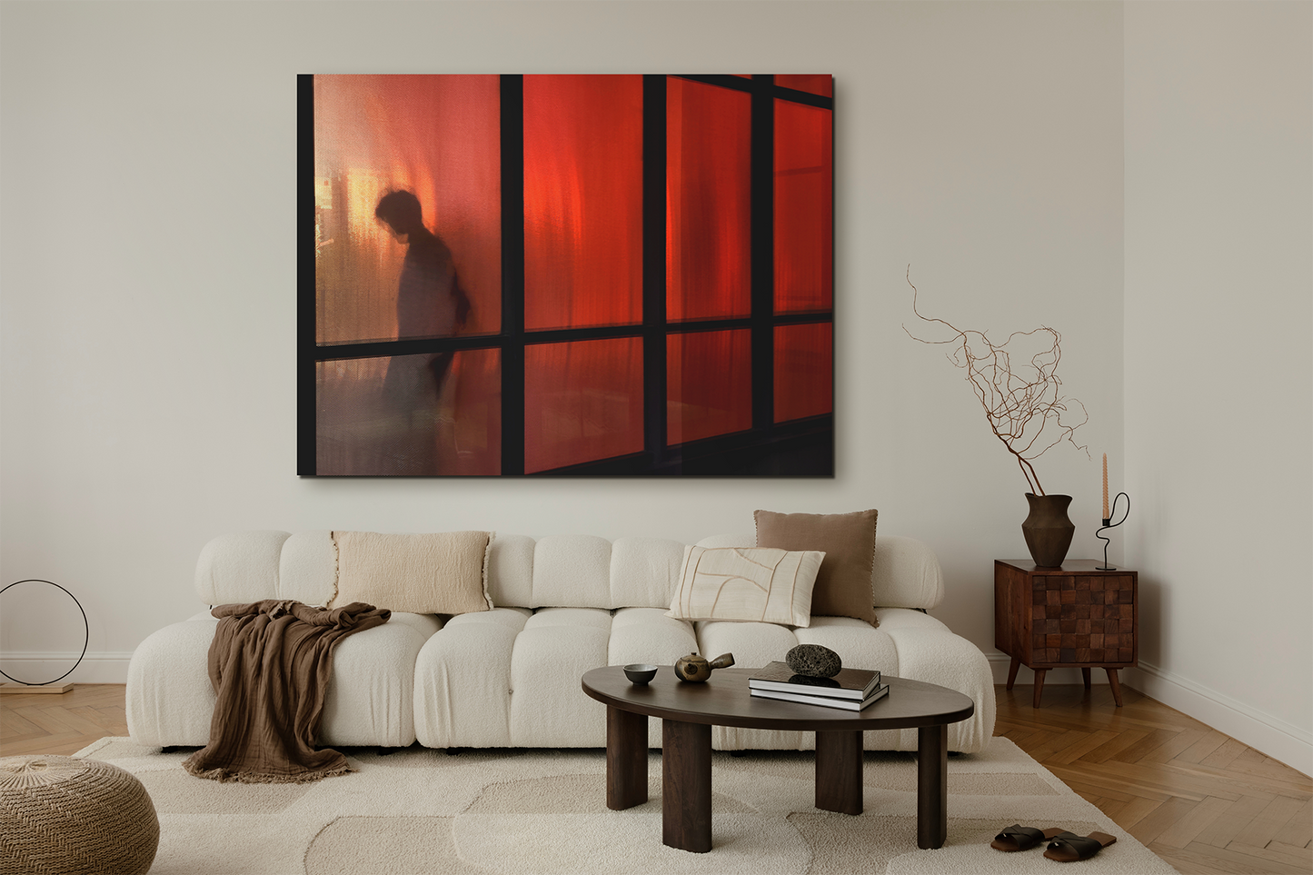Red Windows - Acrylic glass picture