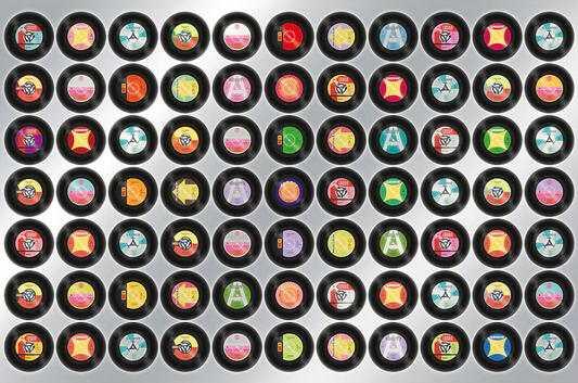 Vinyl Records - Alu Dibond image