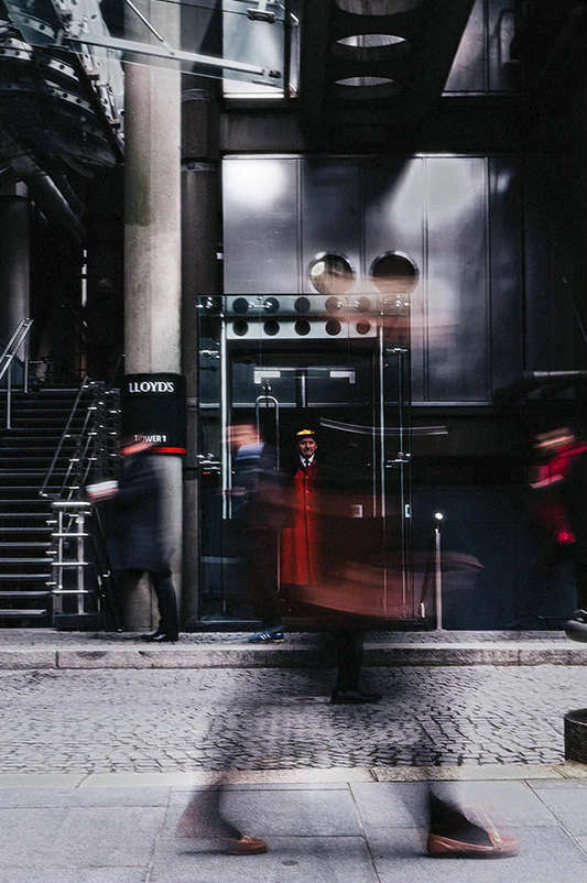 Blurred Passenger - Alu Dibond picture