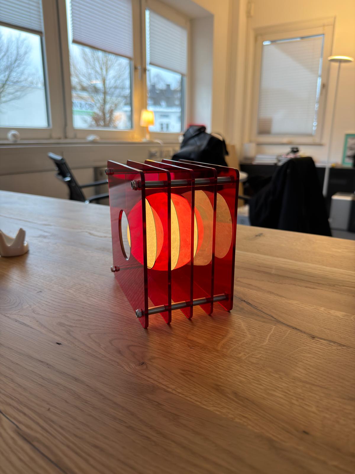 "La Lune Rouge" Lampe