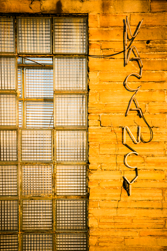 Yellow "Vacancy" Sign - acrylic glass picture