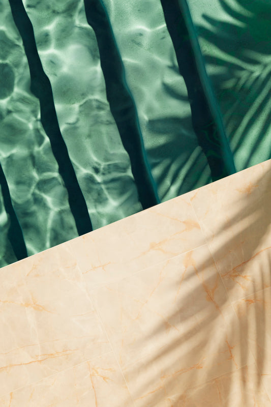Sunny Pool - acrylic glass picture