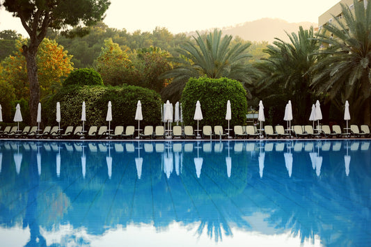Pool Side - Acrylic glass picture