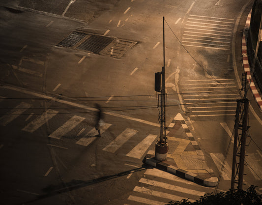 Empty Crosswalk - Acrylic glass picture